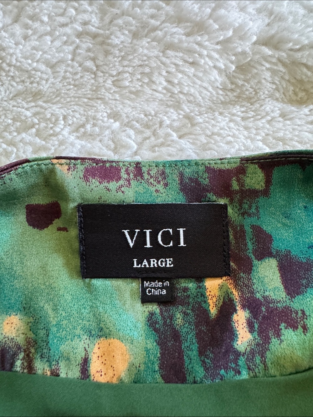 VICI Abstract Slip Dress - Picture 5 of 7